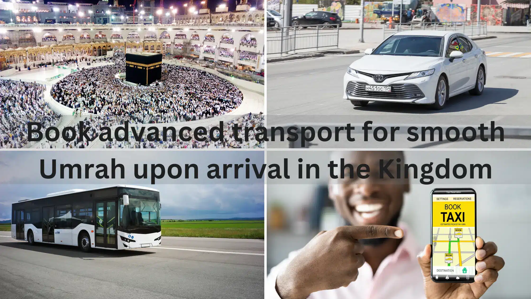 Book advanced transport for smooth Umrah